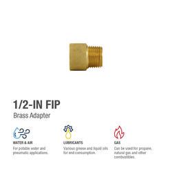 1 2 FIP X MIP Brass Adapter At Menards