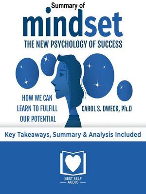 Mindset by Carol S. Dweck Summary by Best Self Audio · OverDrive ...