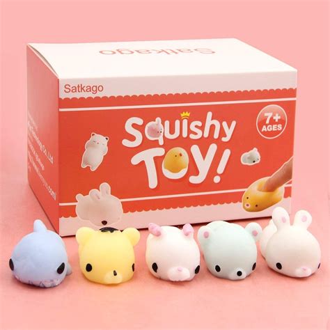 Amazon Satkago Mochi Squishys Toys 20 Pcs Mini Mochi Squishies