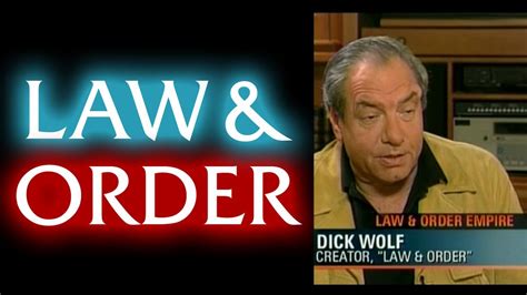 Law And Order Creator Dick Wolf Interview Youtube