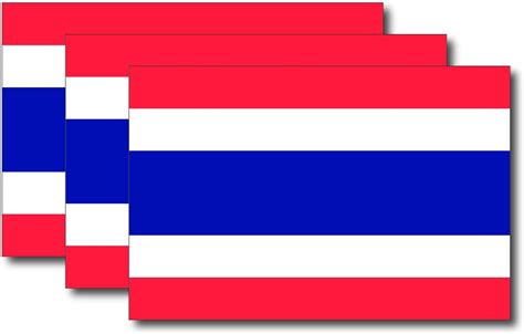 Thailand Flag Sticker (3 Pack)