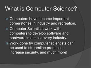 Basics Of Computer Science PPT