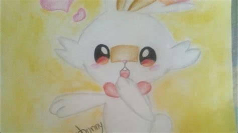 Como Dibujar A Scorbunny Pokemon Espada Y Escudo V Deo Explicado