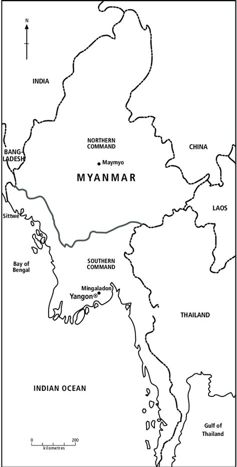 5 The Command Structure of the Tatmadaw by Region (1948-61) | Download ...