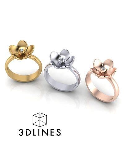 Free jewelry ring stl 3dm free 3D model 3D printable | CGTrader