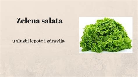 Zelena Salata U Sluzbi Zdravlja I Lepote Simply By Martina Youtube