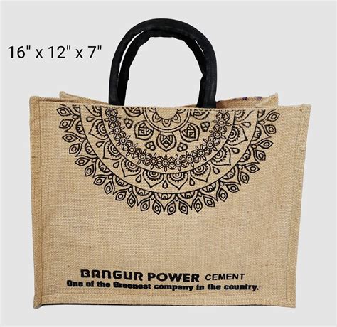 Short Cotton Padded Brown Fancy Jute Bag At Rs 75 Piece In New Delhi