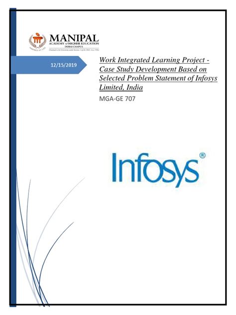 Infosys Case Study Pdf Business Economies