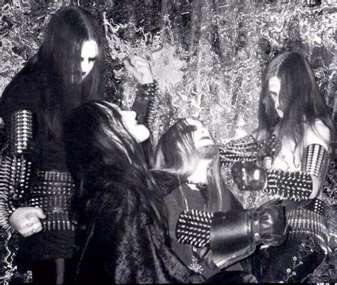 Silenoz Bryrijard Tristan Tjodalv Shagrath Of Dimmu Borgir In 1995