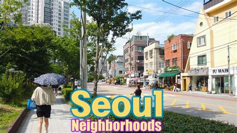 Seoul Korea Walking Tour Of Neighborhood 4K Dapsimni 1 Dong