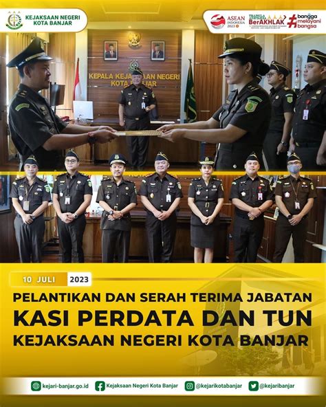 Pelantikan Dan Serah Terima Jabatan Kepala Seksi Perdata Dan Tata Usaha