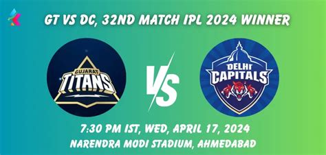 Gt Vs Dc Toss And Match Prediction Today 100 Sure Who Will Won Today