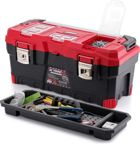 ToughHub Portable Tool Storage Box Heavy Duty Lockable Toolbox Tore