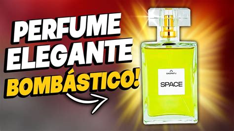 PERFUME MEGA ELEGANTE VERSÁTIL E FIXA MAIS DE 10HRS NA PELE SPACE