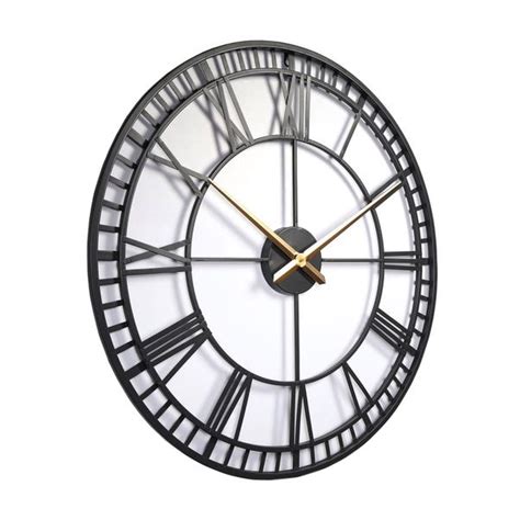 Large Skeleton 80cm Wall Clock Dunelm