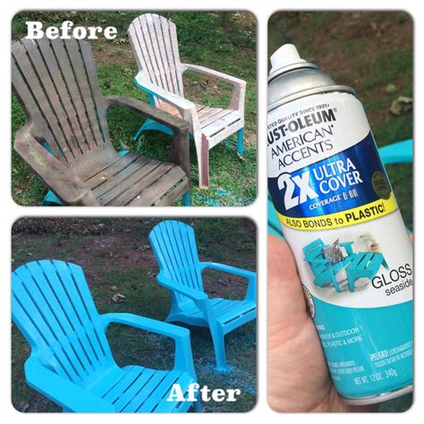 Painting Plastic Adirondack Chairs