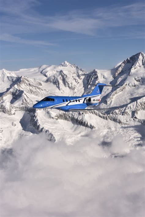 PC 24 Super Versatile Jet Over Swiss Alps PC 24 Pilatus