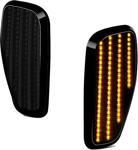 Amazon Keegtbox Smoked Lens Amber Front Fender Led Side Marker