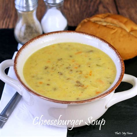 Cheeseburger Soup - Recipes Food and Cooking