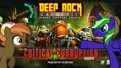 Deep Rock Galactic Critical Corruption Update Pony Mining In Space