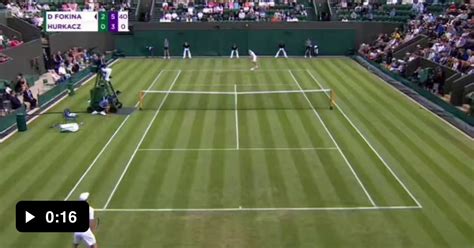 Tennis Player Attempts Trick Shot On Match Point At Wimbledon Ends Up