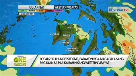 One Western Visayas Localized Thunderstorms Padayon Nga Magadala Sang