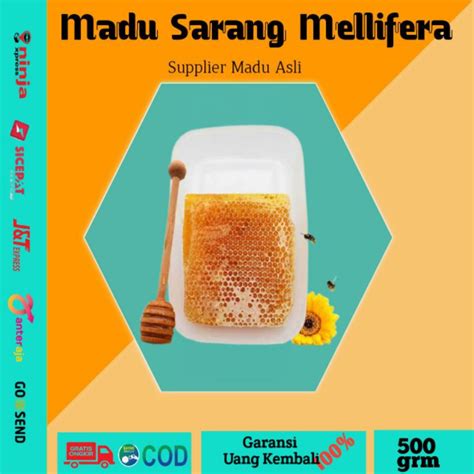 Jual Madu Sarang Murni Mellifera Madu Asli Pure Raw Honey 100 Original