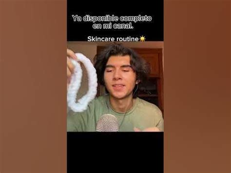 Skincare de mañana ASMR(mountsounds y tapping) #asmr #asmrsounds #youtube #youtubeshorts #dormir ...