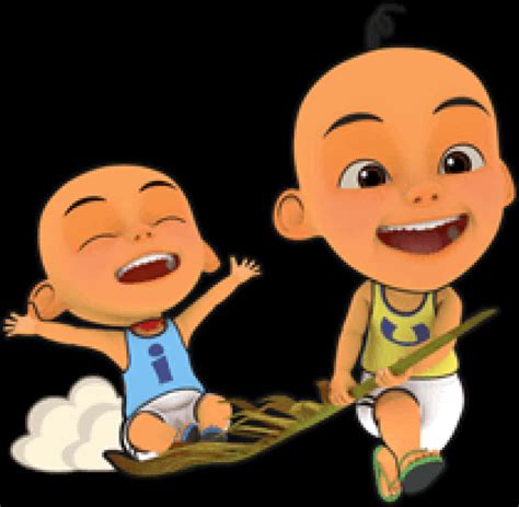 Download Upin Ipin Animated Characters Laughingand Playing