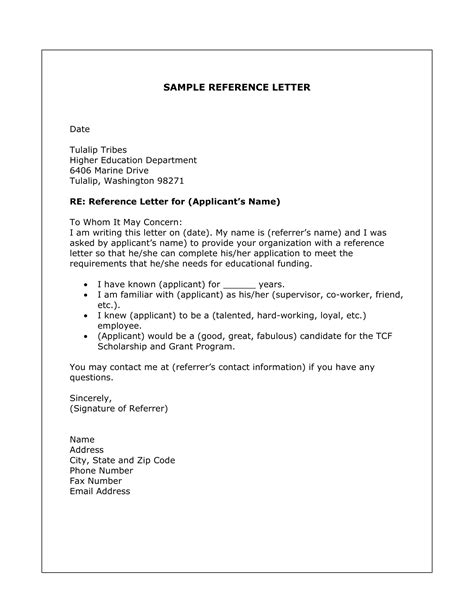 Reference Letter - 19+ Examples, Format, Sample | Examples