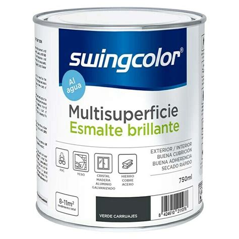 Swingcolor Esmalte De Color Multisuperficie Verde Carruajes Ml