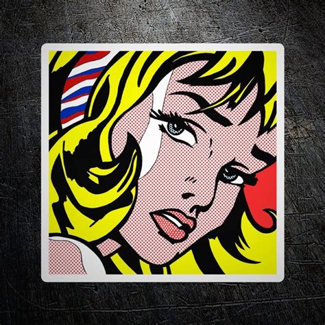 Sticker Roy Lichtenstein style | MuralDecal.com