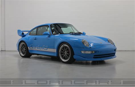 1997 Porsche 993 Turbo Rs Riviera Blue 21325 Miles Sloan Cars