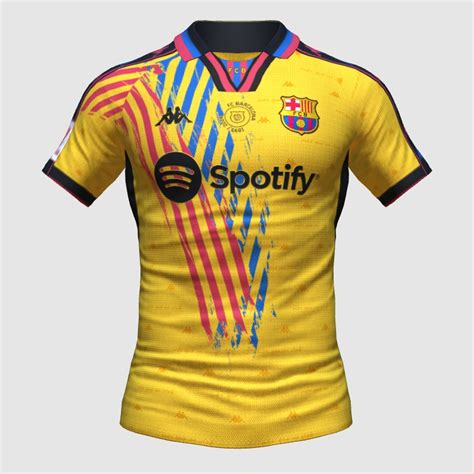 FC Barcelona X Kappa Away Kit 2 FIFA Kit Creator Showcase