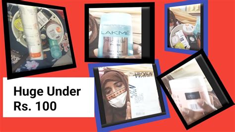 Huge Affordable Makeup Skincare Under 100 Afforadble Nykaa Haul