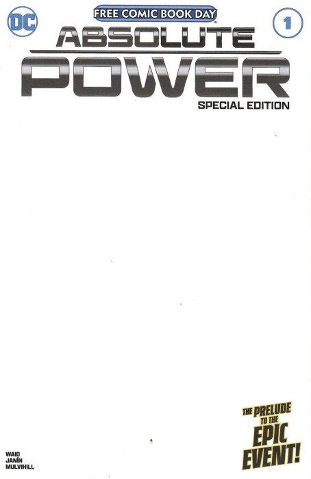 Absolute Power Fcbd Special Edition Dc Comics Comic Book