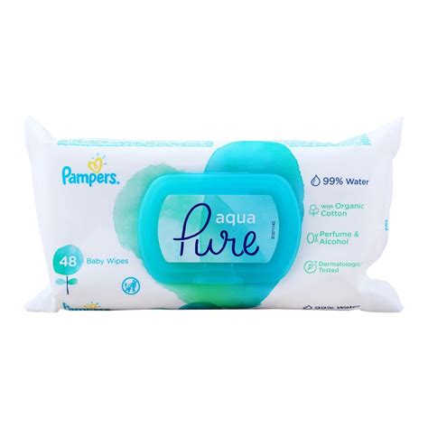 Order Pampers Aqua Pure Organic Cotton Baby Wipes Perfume And Alcohol