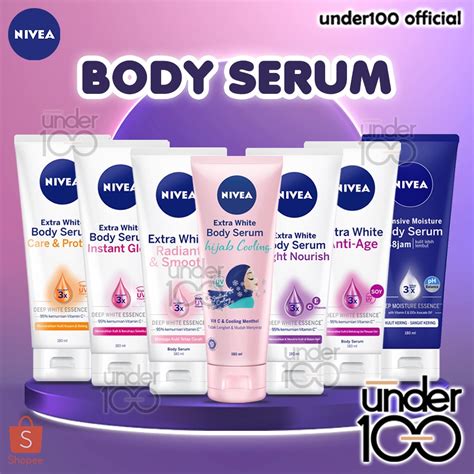 Jual UNDER100 NIVEA Body Serum Extra White Night Repair Care