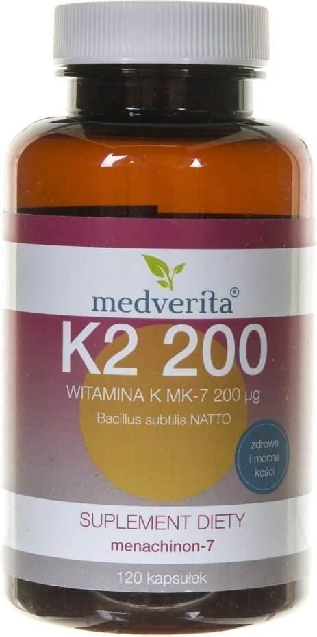 Medverita Witamina K Mk Vitamk Z Natto Mcg Kaps Opinie I