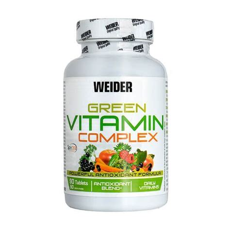 Green Vitamin Complex 90 Tablets Weider Multivitamin Complexes