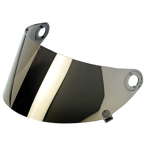 BILTWELL GRINGO S BUBBLE VISOR - CHROME MIRROR