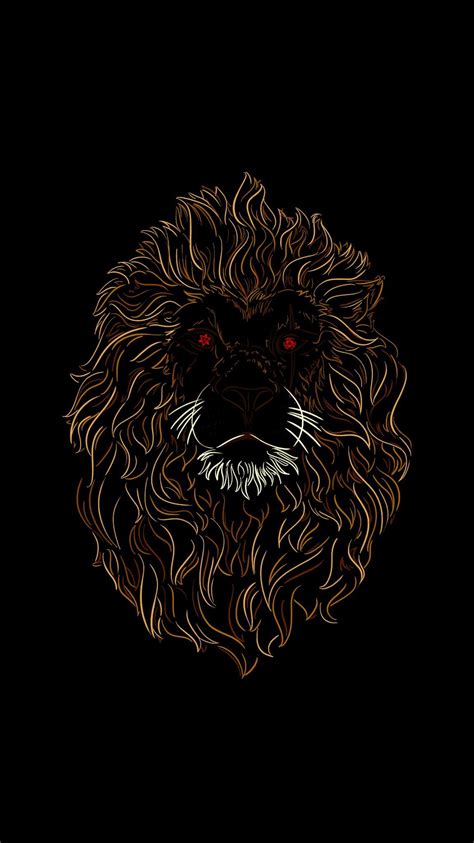 Amoled Lion Wallpapers 4k Hd Amoled Lion Backgrounds On Wallpaperbat