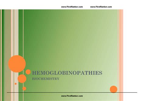 Solution Mbbs Notes First Year Biochemistry Hemoglobinopathies Fr 29