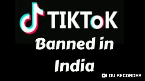 Tik Tok Banned In India Youtube