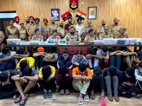 International Fake Call Centre Racket Busted In Ludhiana 30 Arrested