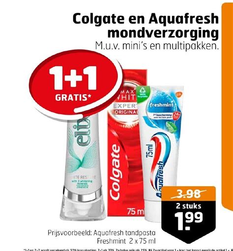 Colgate En Aquafresh Mondverzorging Stuks Aanbieding Bij Trekpleister