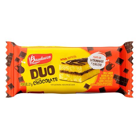 Bolinho Bauducco Duo Chocolate 27g Supermercado Soares Loji