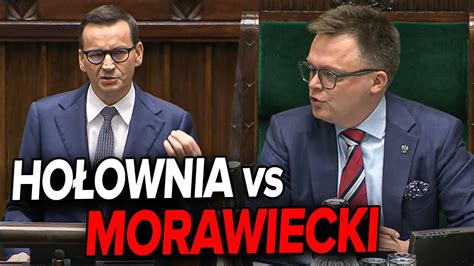 HOŁOWNIA ripostuje MORAWIECKIEGO w Sejmie YouTube