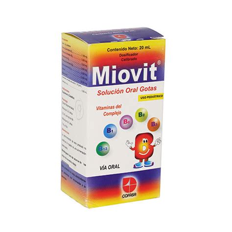 SIGO Complejo B Miovit Gts 20Ml Cofasa