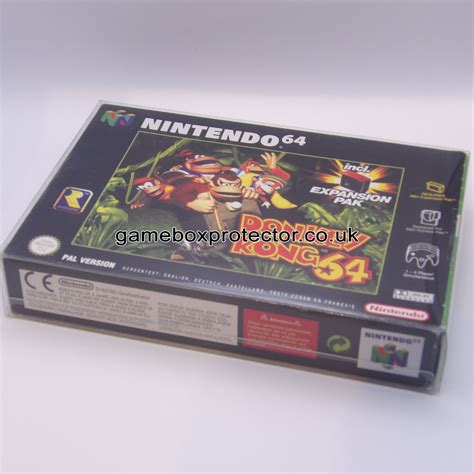 Nintendo N64 Pal Game Box Protector Display Cases Ebay